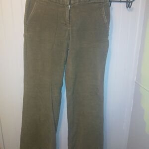 Talbots Olive Flare Corduroy Jeans